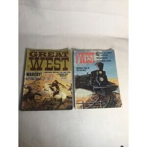The West Magazine June 1967 Great West Dec 1972 Sitting Bull Lady Killer